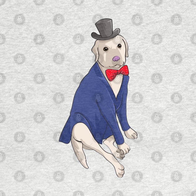 Bow Tied Labrador by andantino